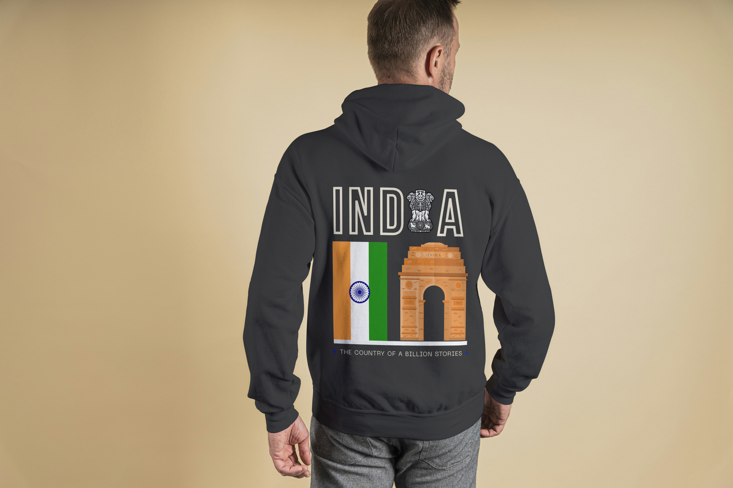 Unisex Patriotic Heritage India Hoodie