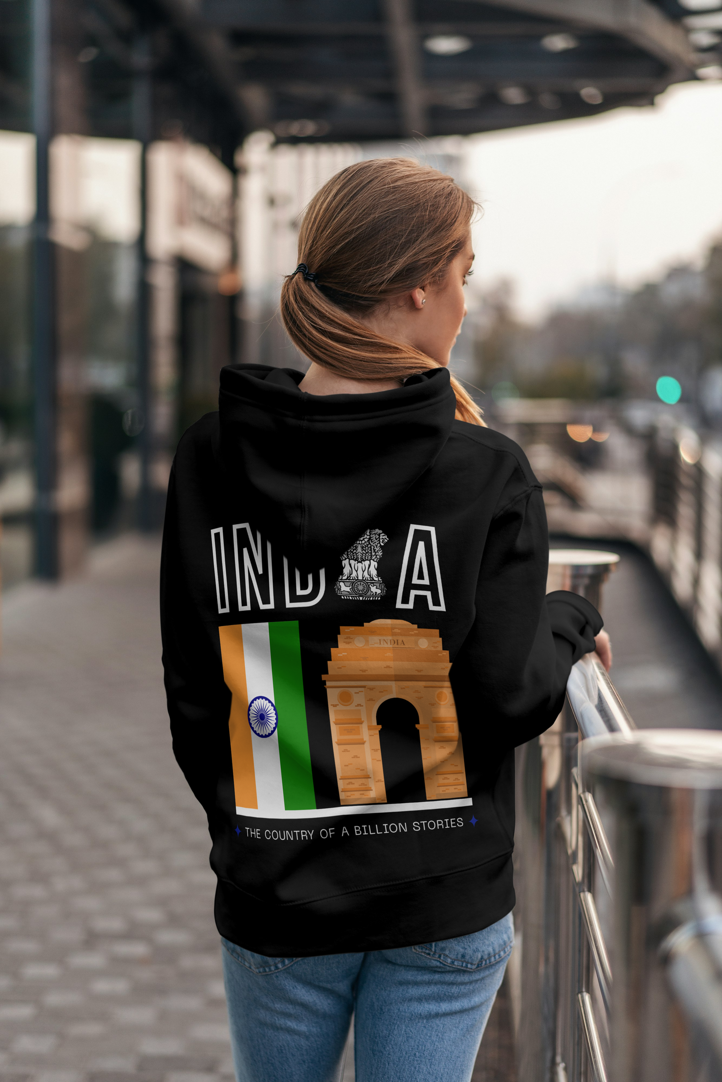 Unisex Patriotic Heritage India Hoodie