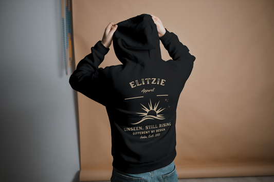 Unisex Unseen Rise Hoodie – Midnight Edition