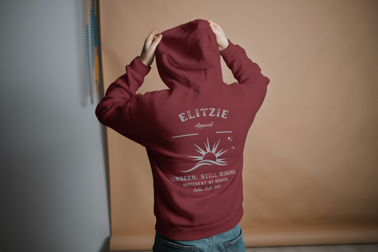 Unisex Unseen Rise Hoodie – Midnight Edition