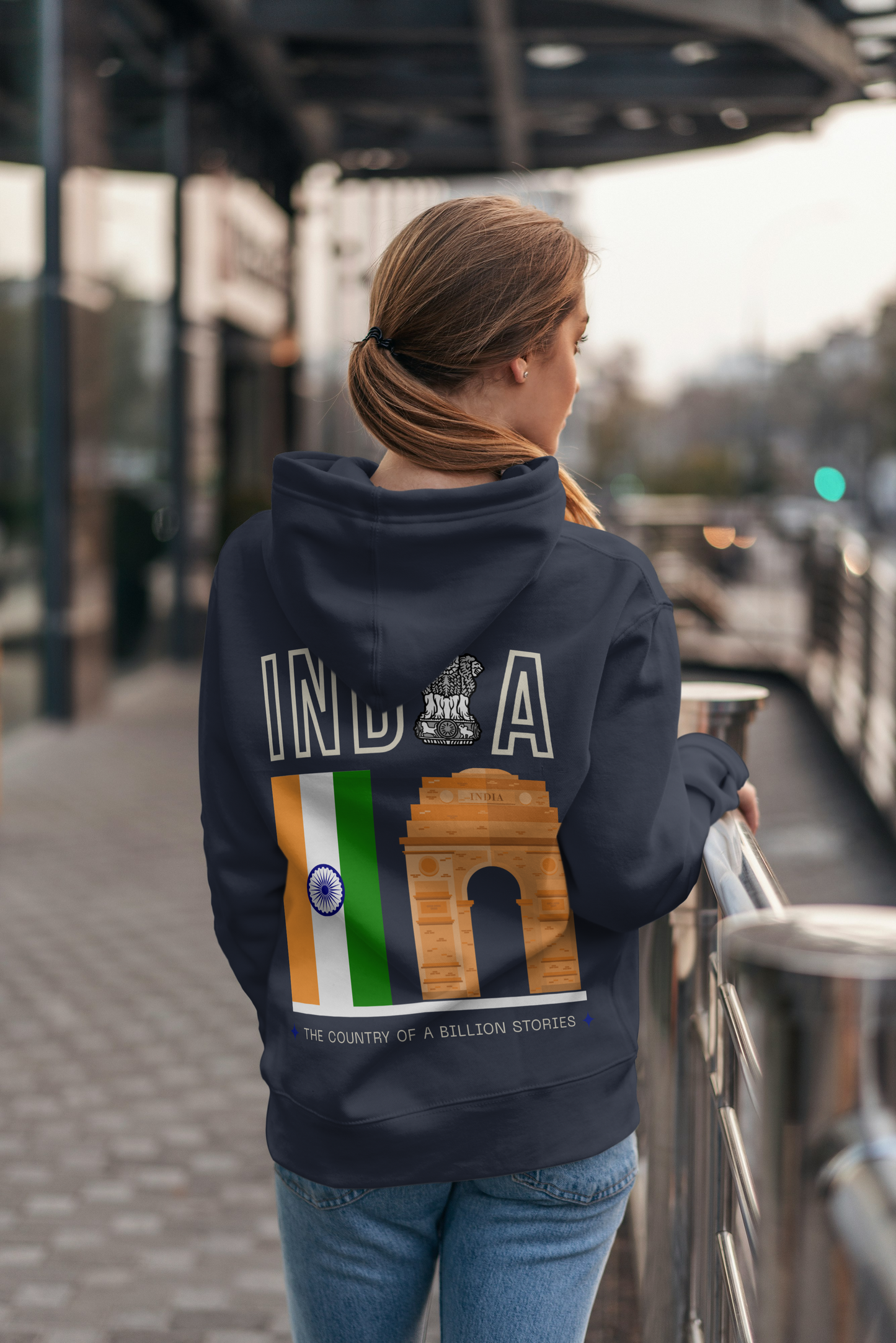 Unisex Patriotic Heritage India Hoodie