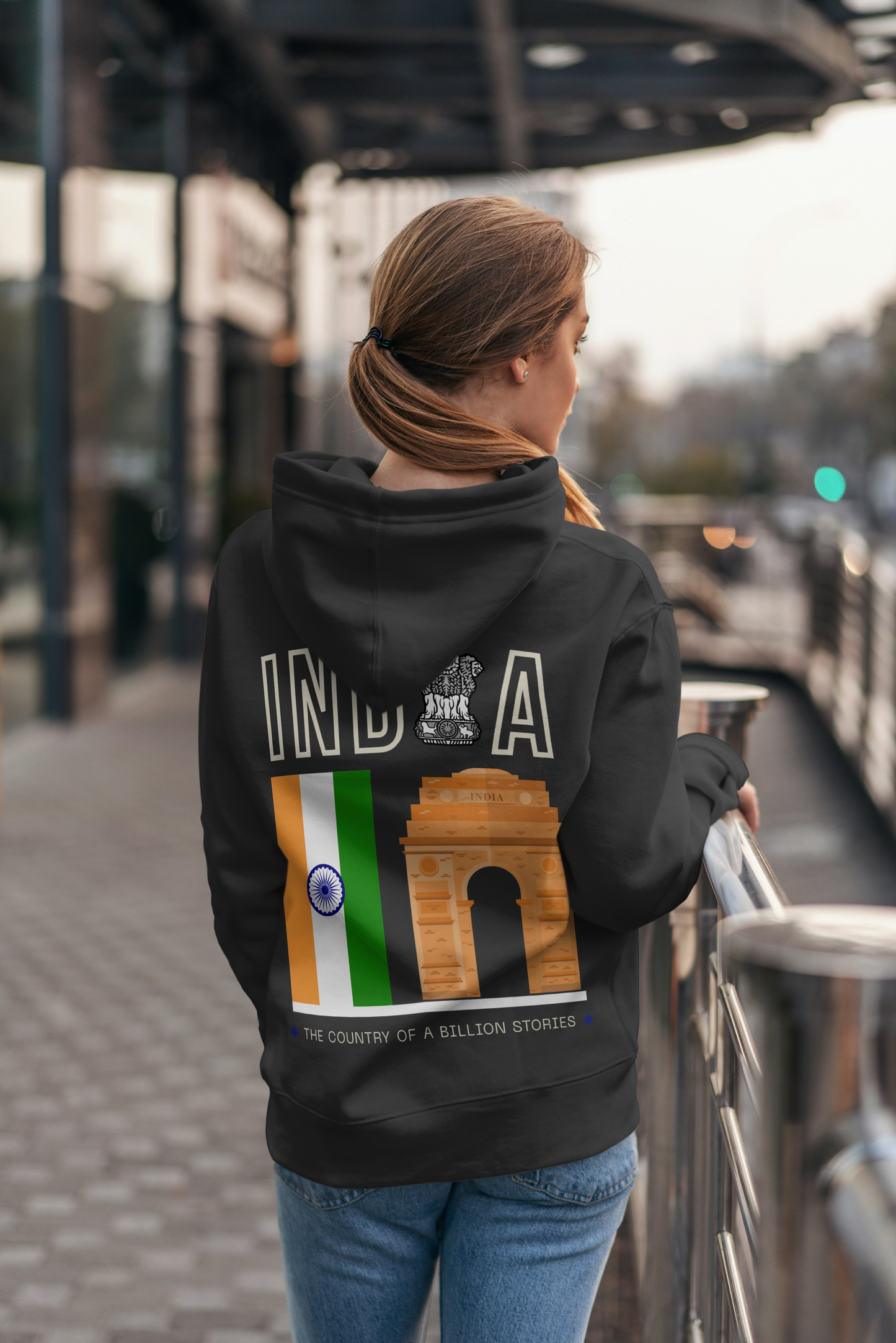 Unisex Patriotic Heritage India Hoodie