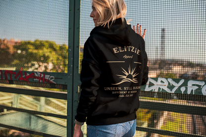 Unisex Unseen Rise Hoodie – Midnight Edition